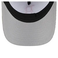 Men's New Era Gray Boston Red Sox Cotton Weave M-Crown A-Frame 9FORTY Adjustable Hat