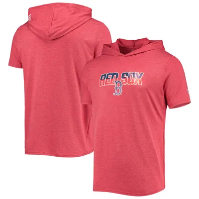 Boston Red Sox New Era Hoodie T-Shirt - Heathered