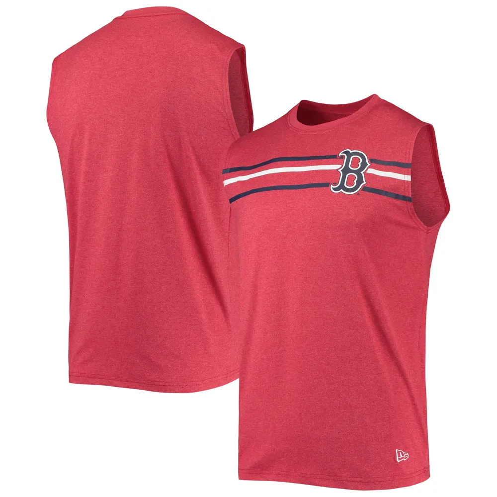 Lids Milwaukee Brewers New Era Muscle Tank Top - Heathered Navy