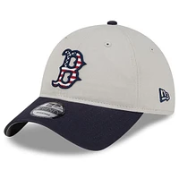 Casquette réglable New Era kaki/noir Boston Red Sox 2024 4 juillet 9TWENTY pour hommes