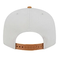 Casquette Snapback bicolore 9FIFTY Boston Red Sox kaki/marron New Era pour homme