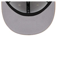 Casquette Snapback bicolore 9FIFTY Boston Red Sox kaki/marron New Era pour homme