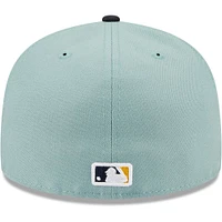 Casquette ajustée 59FIFTY Beach Kiss des Boston Red Sox New Era pour homme, bleu clair/bleu marine