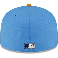 Casquette ajustée 59FIFTY New Era pour hommes, bleu clair, Boston Red Sox City Flag