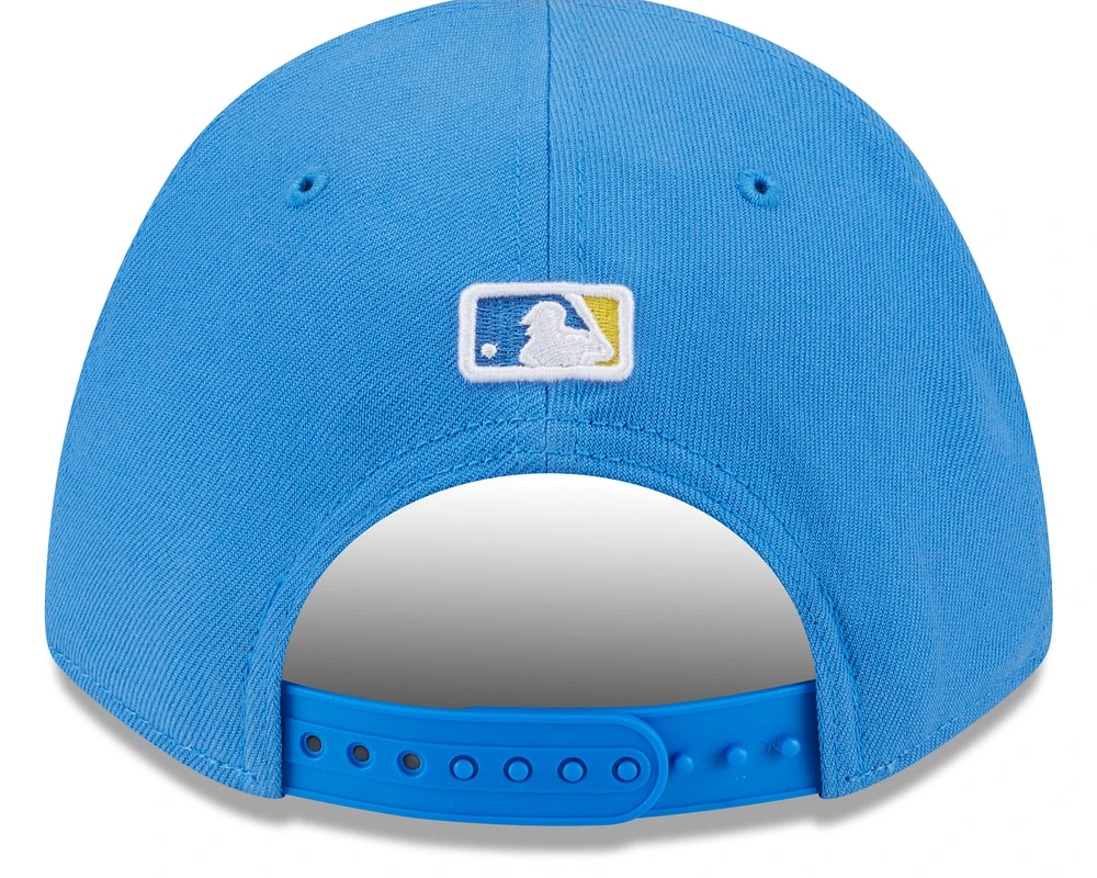 Men's New Era  Light Blue Boston Red Sox Player Replica 9FORTY Adjustable Hat