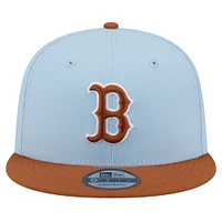 Men's New Era Light Blue Boston Red Sox Spring Color Two-Tone 9FIFTY Snapback Hat