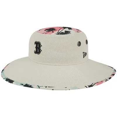 Boston Red Sox New Era Retro Beachin' Bucket Hat - Natural