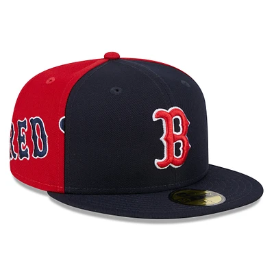 Casquette ajustée 59FIFTY New Era pour hommes des Red Sox de Boston Gameday Sideswipe