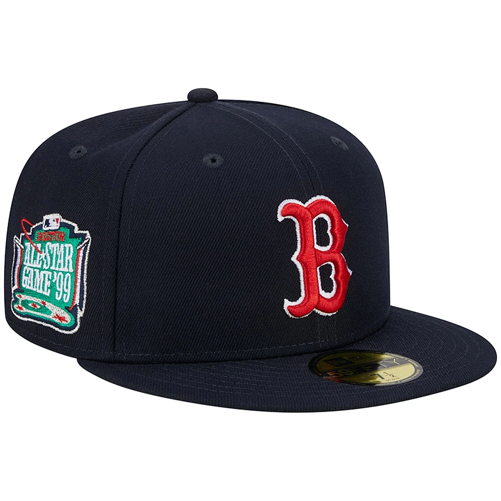 Casquette ajustée 59FIFTY pour homme New Era bleu marine Boston Red Sox 1999 All Star Game Team Color