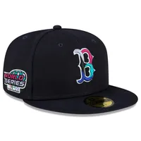 Detroit Tigers New Era 1984 World Series Champions Beetroot Cyber 59FIFTY  Fitted Hat - Pink