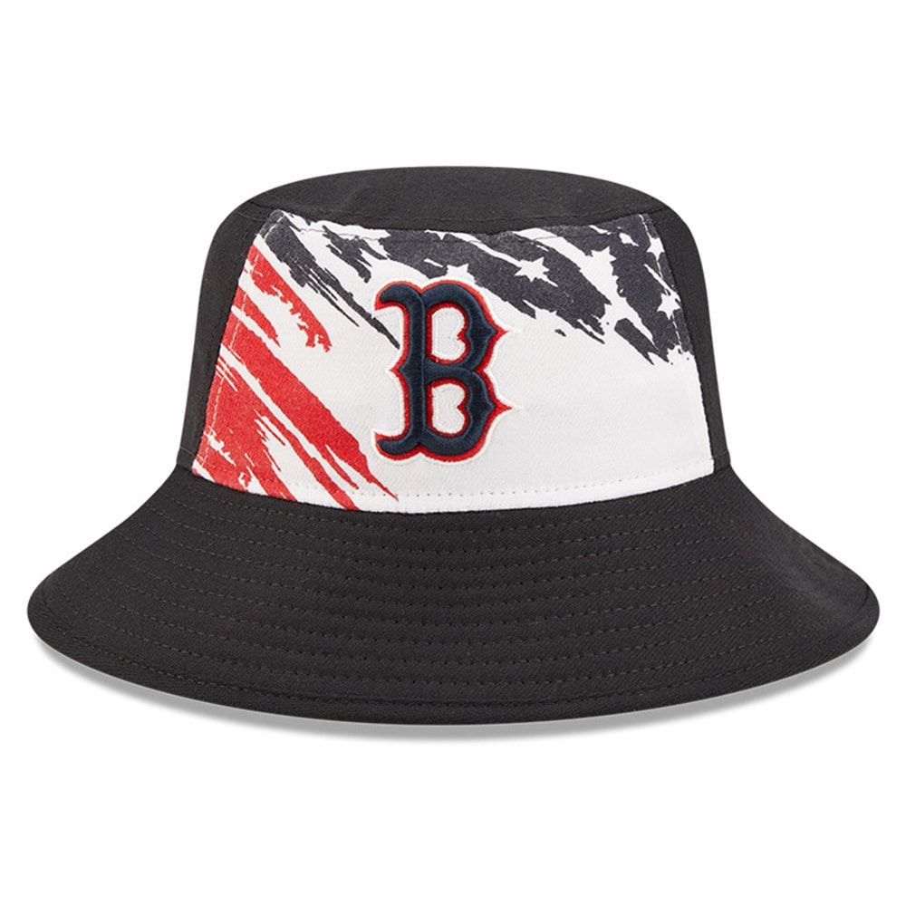 Men's New Era Navy Boston Red Sox 2022 4th of July Bucket Hat