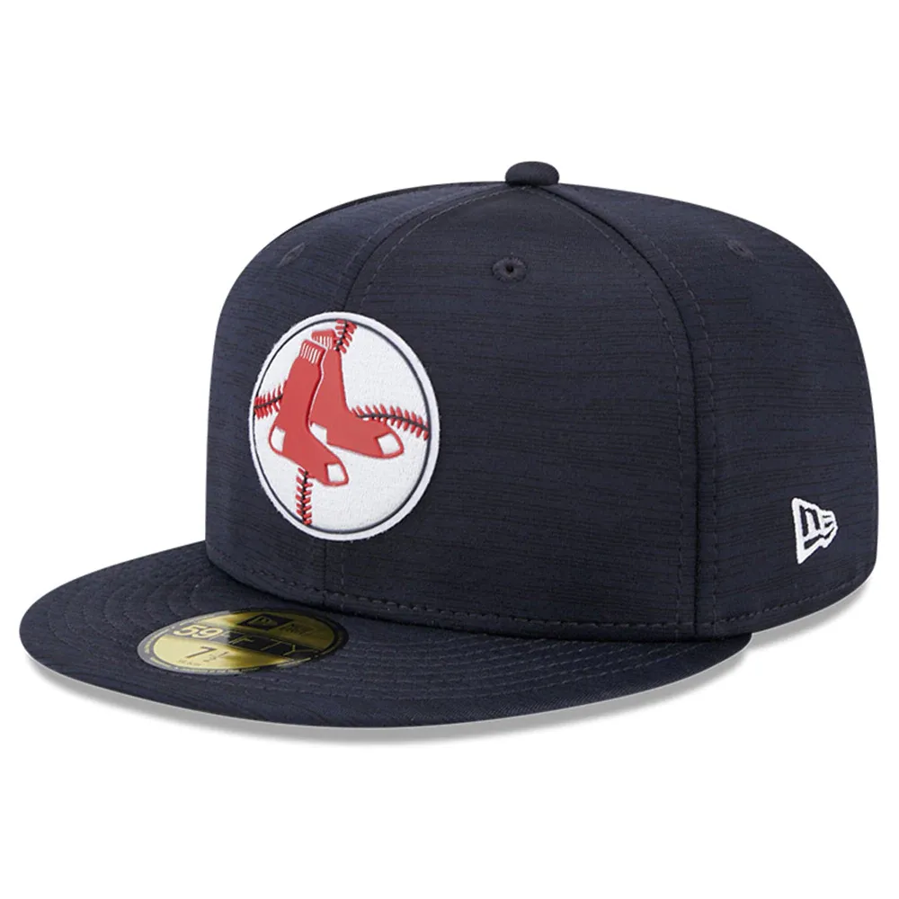 Casquette ajustée New Era Boston Red Sox 2023 Clubhouse 59FIFTY pour homme, bleu marine