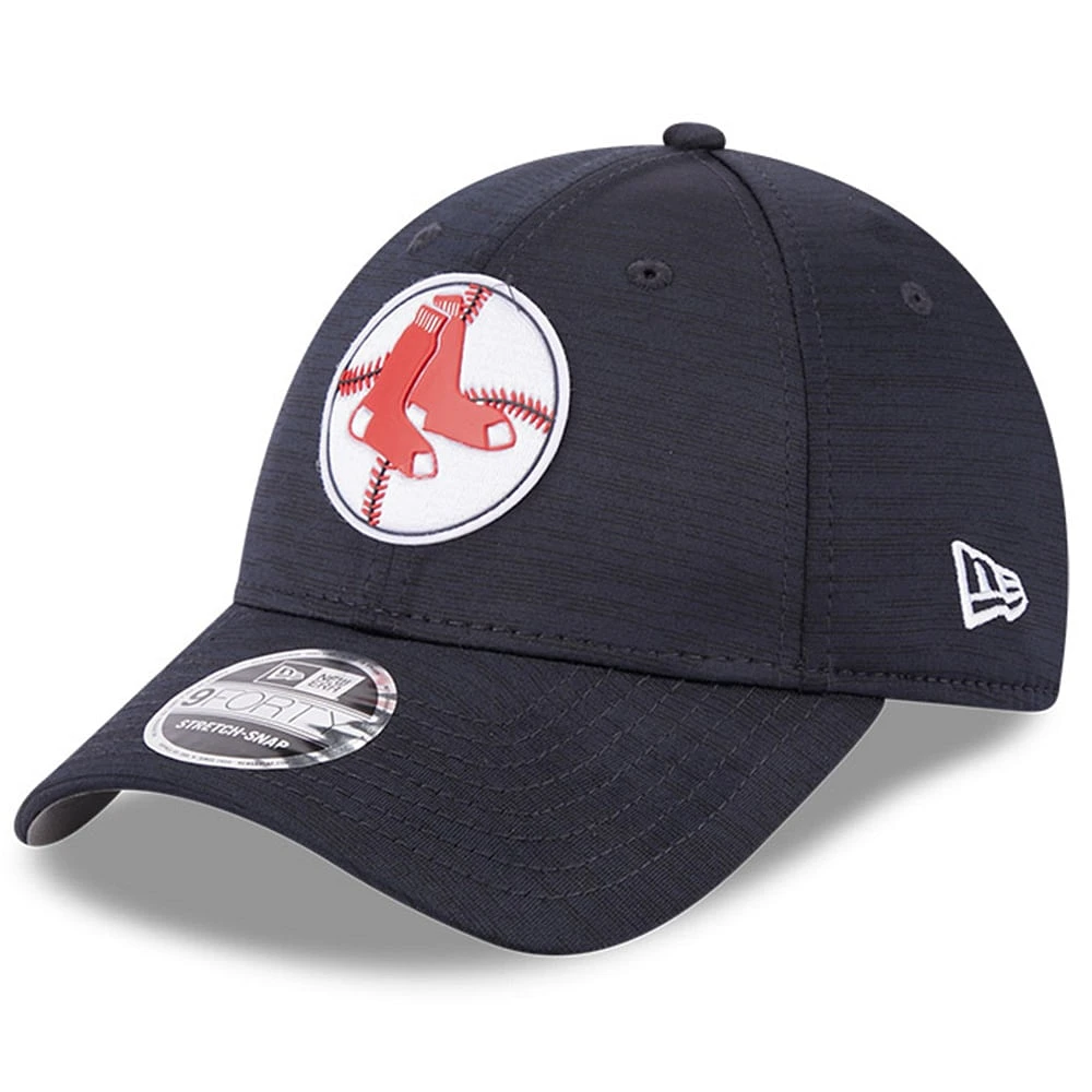 Men's New Era  Navy Boston Red Sox 2023 Clubhouse 9FORTY Snapback Hat