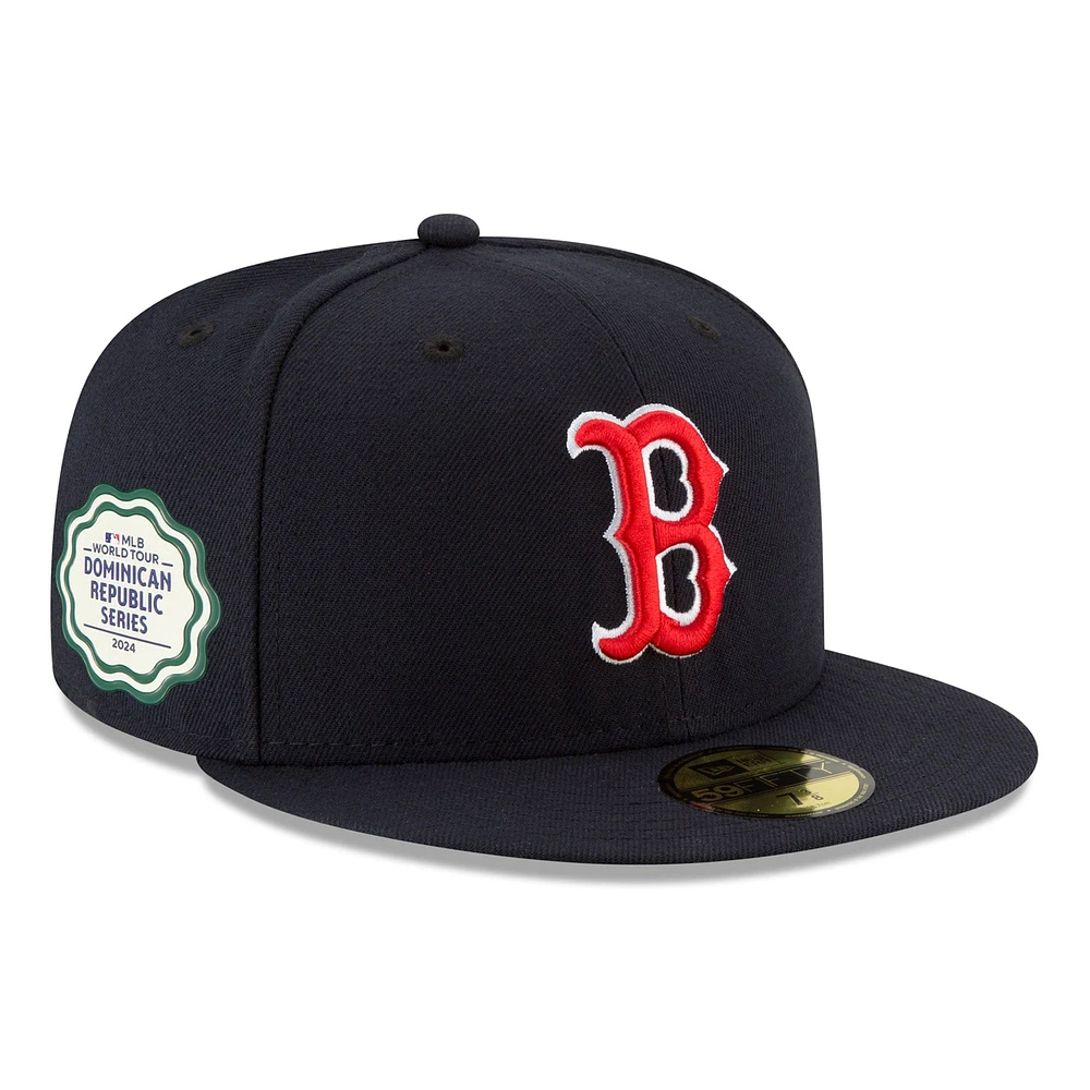 Casquette ajustée 59FIFTY New Era pour hommes des Boston Red Sox 2024 MLB World Tour : République Dominicaine Series