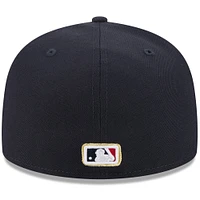 Casquette ajustée New Era bleu marine Boston Red Sox 2025 59FIFTY Day pour homme avec épingles