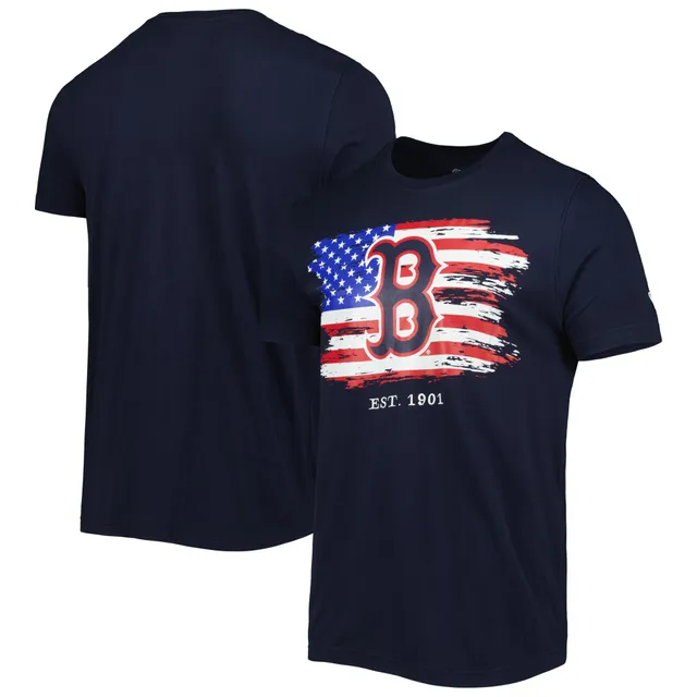 Lids Boston Red Sox New Era 4th of July Jersey T-Shirt - Navy