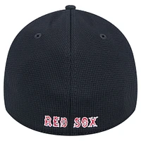 Casquette flexible Active Pivot 39THIRTY New Era pour hommes, bleu marine, Boston Red Sox