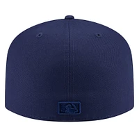Men's New Era Navy Boston Red Sox Color Pack A-Frame 59FIFTY Fitted Hat