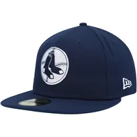 New Era Men's Navy, White Boston Red Sox Cooperstown Collection