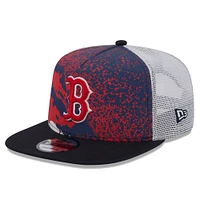 Men's New Era Navy Boston Red Sox Court Sport 9FIFTY Snapback Hat