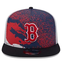 Men's New Era Navy Boston Red Sox Court Sport 9FIFTY Snapback Hat