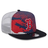 Men's New Era Navy Boston Red Sox Court Sport 9FIFTY Snapback Hat