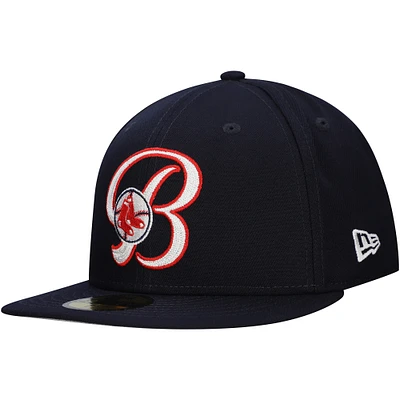 Casquette ajustée Boston Red Sox Duo Logo 2.0 59FIFTY pour homme New Era bleu marine