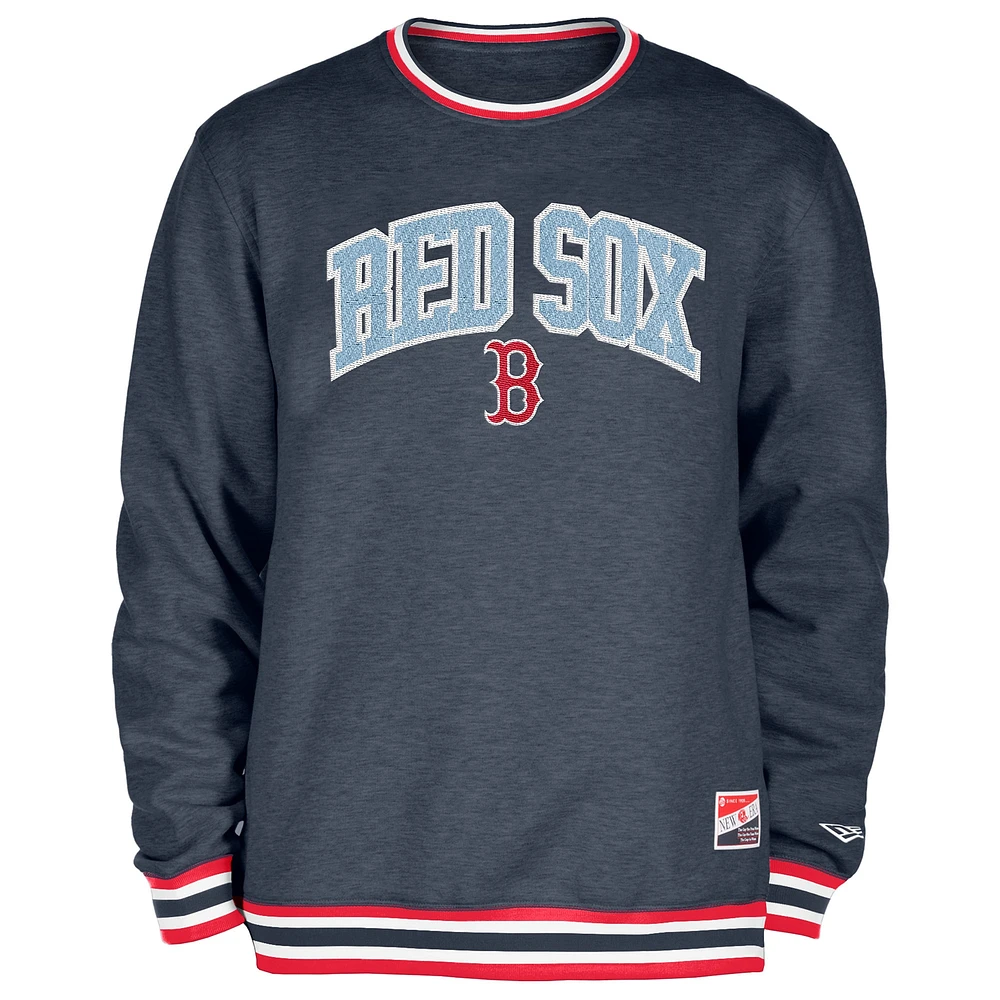 Sweat-shirt New Era bleu marine pour hommes des Red Sox de Boston la fête pères