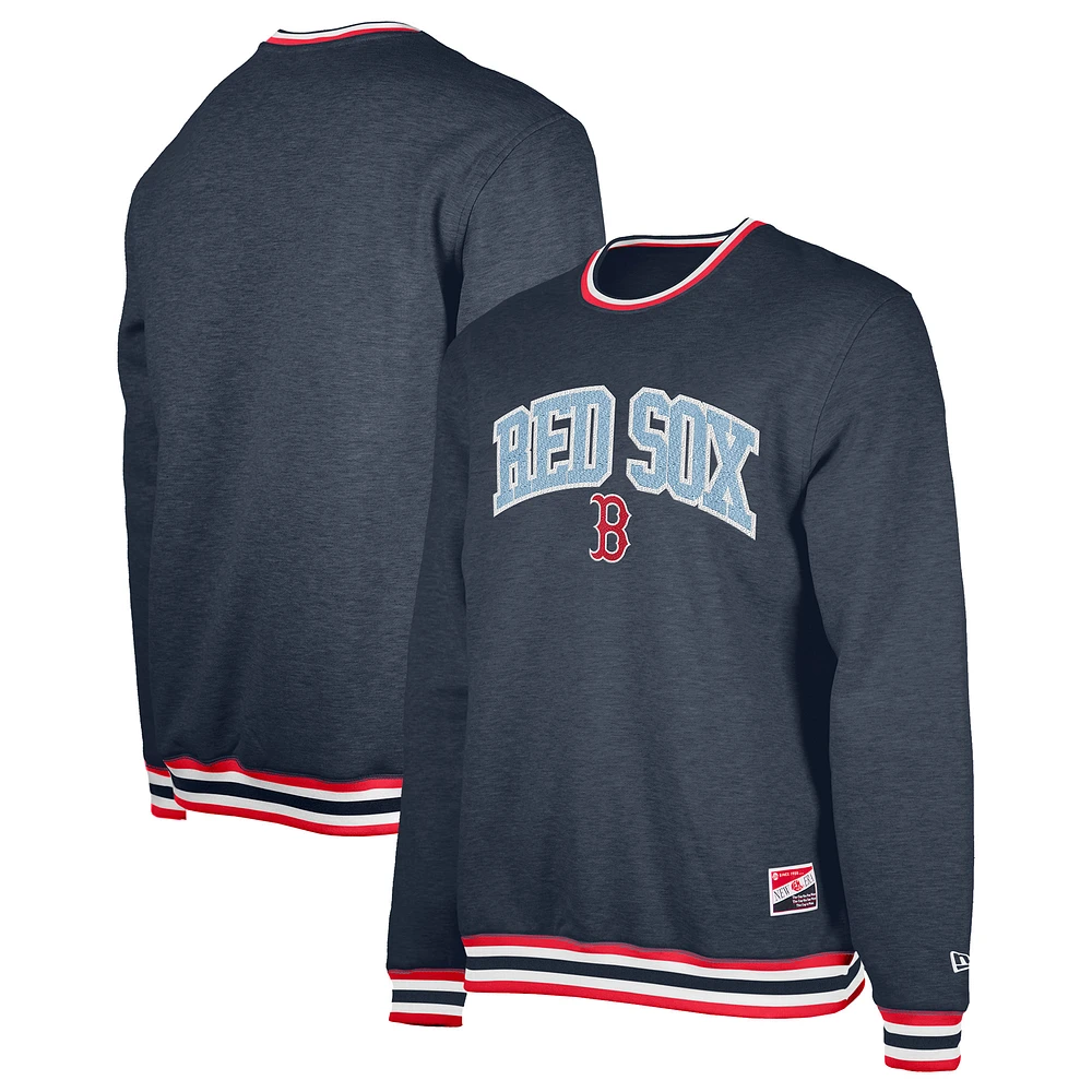 Sweat-shirt New Era bleu marine pour hommes des Red Sox de Boston la fête pères