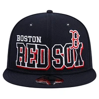 Men's New Era Navy Boston Red Sox Game Day Bold 9FIFTY Snapback Hat