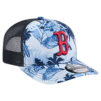 Men's New Era Navy Boston Red Sox Hula Trucker 9SEVENTY Adjustable Hat
