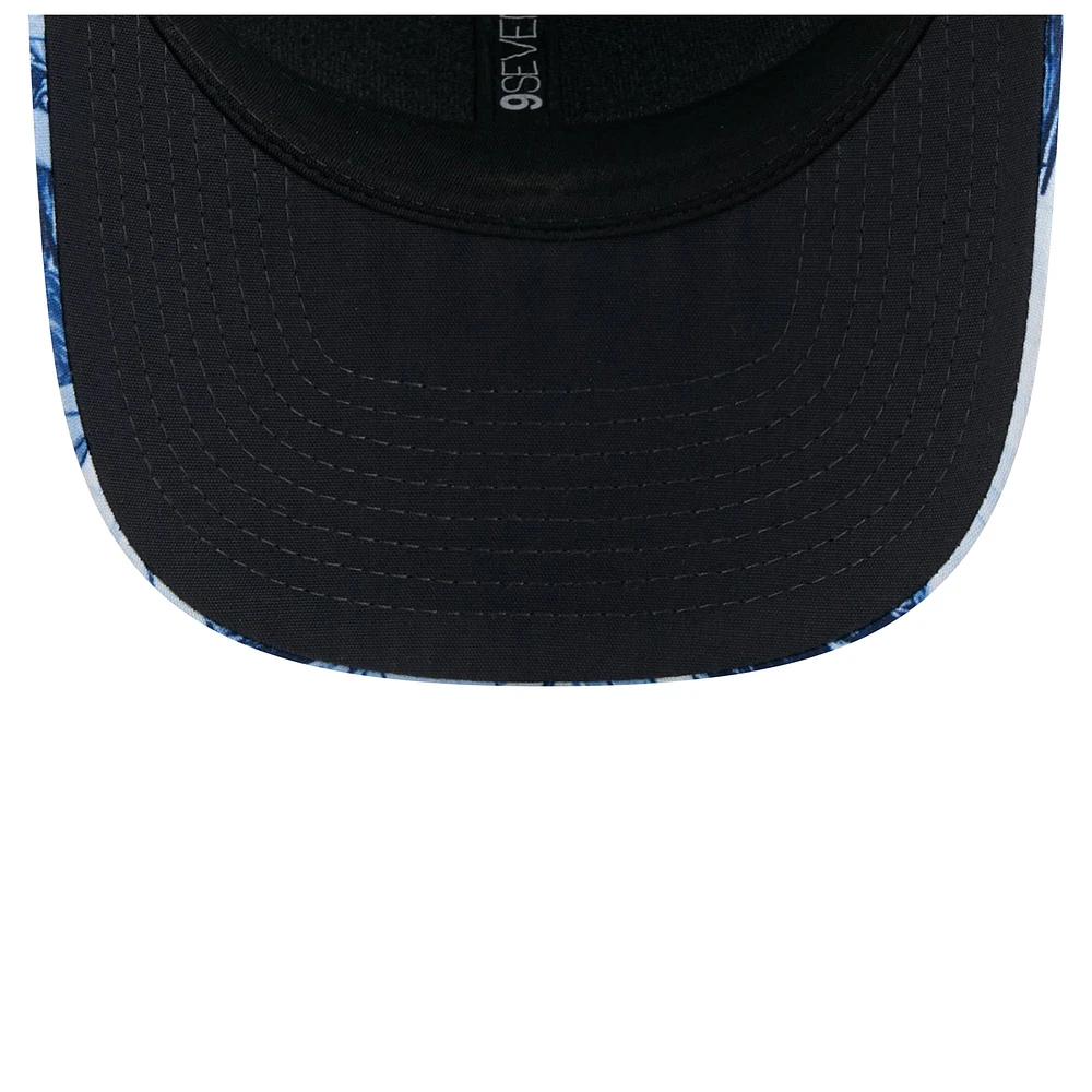 Men's New Era Navy Boston Red Sox Hula Trucker 9SEVENTY Adjustable Hat