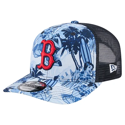 Men's New Era Navy Boston Red Sox Hula Trucker 9SEVENTY Adjustable Hat