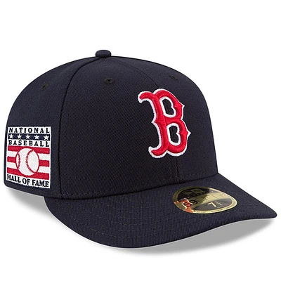 Casquette ajustée 59FIFTY à profil bas du Temple de la renommée baseball national des Red Sox Boston New Era pour hommes