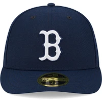 Men's New Era Navy Boston Red Sox Oceanside Low Profile 59FIFTY Fitted Hat