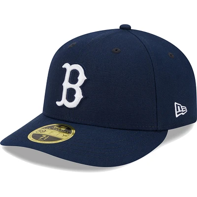 Men's New Era Navy Boston Red Sox Oceanside Low Profile 59FIFTY Fitted Hat