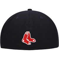 Men's New Era Navy Boston Red Sox Shadow Logo 59FIFTY Fitted Hat