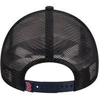 Casquette ajustable 9FORTY Stacked 9FORTY New Era pour hommes, bleu marine, Boston Red Sox