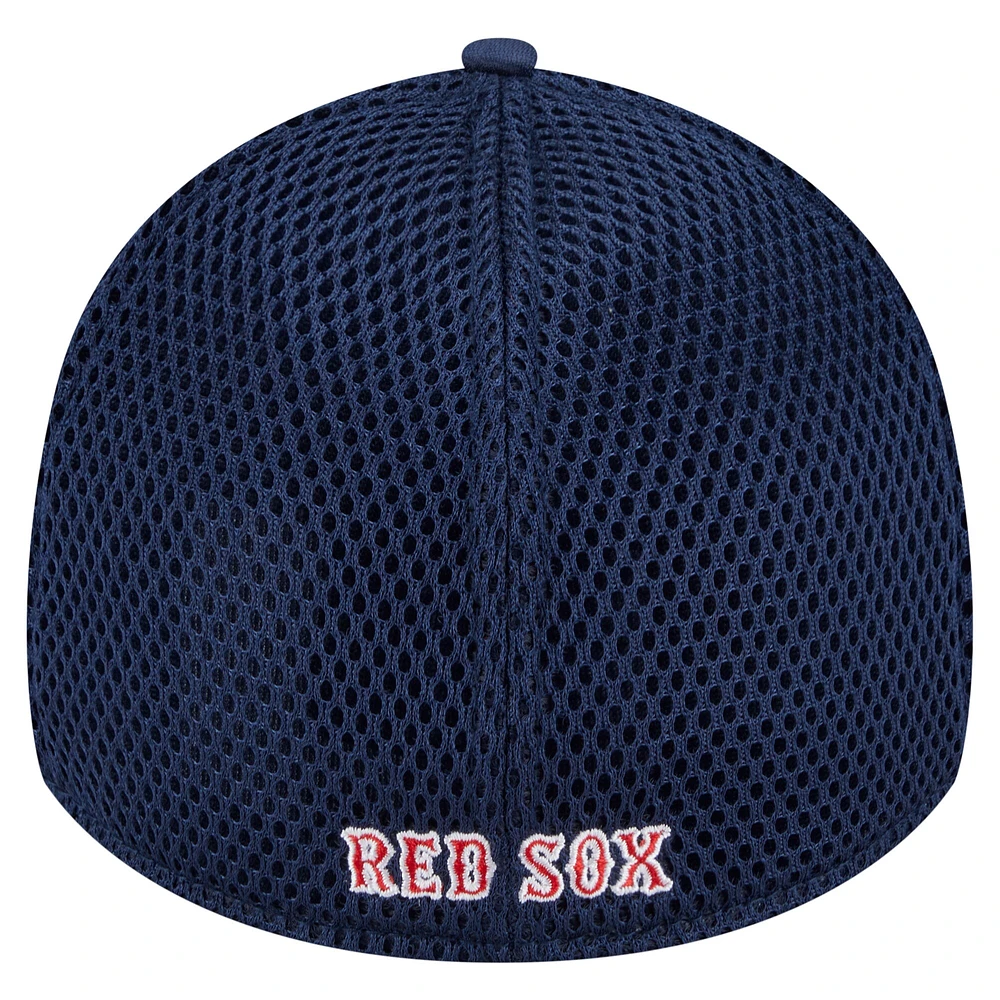 Casquette New Era 39THIRTY Flex bleu marine Boston Red Sox pour homme