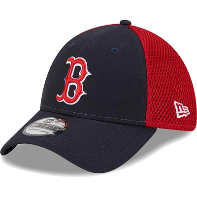 Casquette Flex New Era Boston Red Sox Team Neo 39THIRTY pour homme, bleu marine