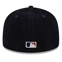 Casquette ajustée 59FIFTY en velours côtelé Throwback des Red Sox de Boston New Era pour hommes