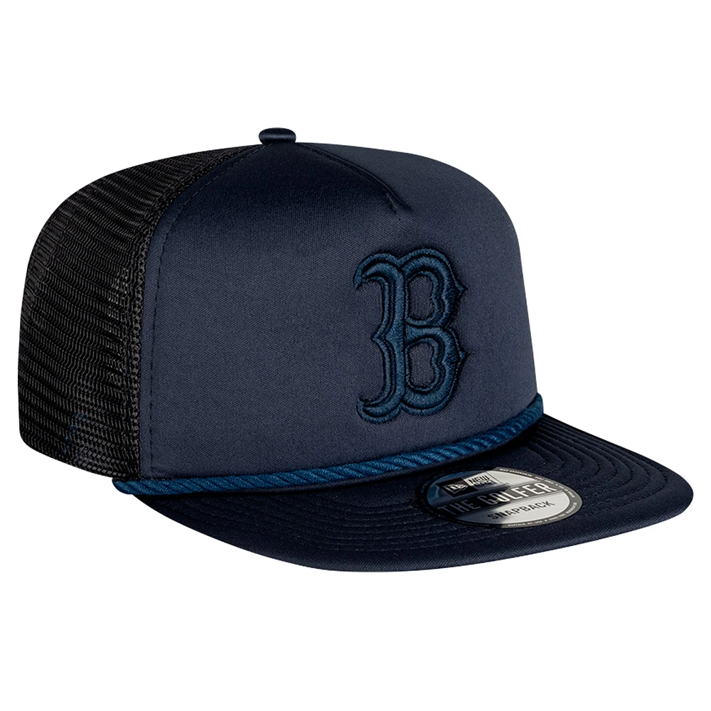 Casquette de golf à visière snapback Boston Red Sox bleu marine New Era pour homme