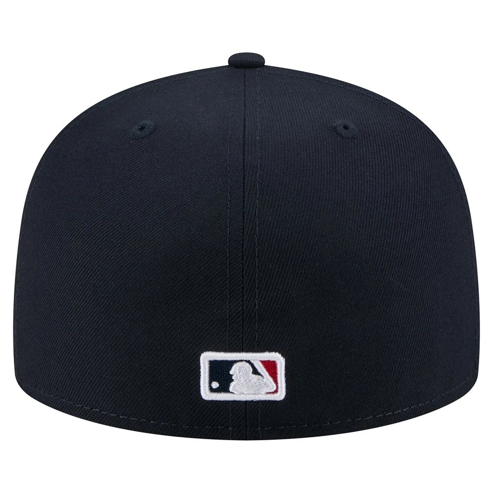 Casquette ajustée New Era 59FIFTY bleu marine des Boston Red Sox pour homme