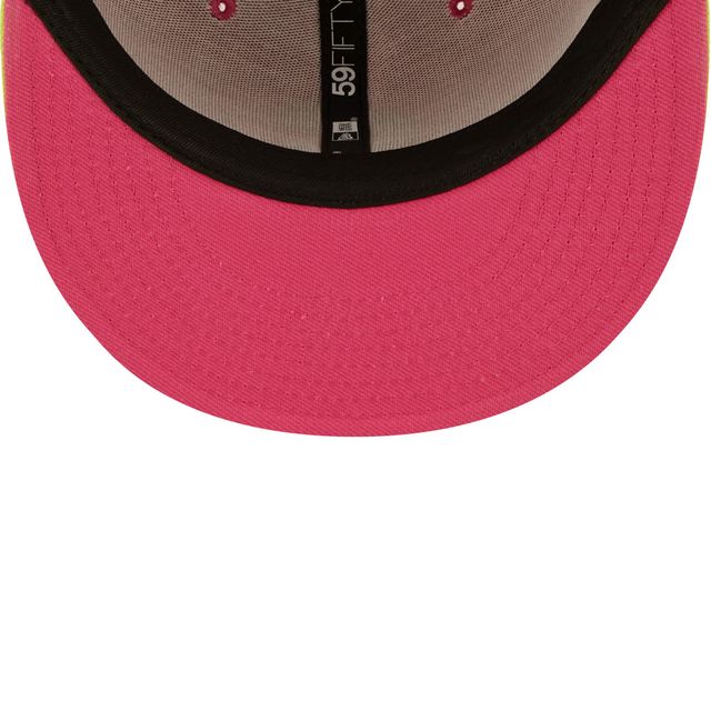 New Era Men's New Era Brown Detroit Tigers Pink Undervisor 59FIFTY