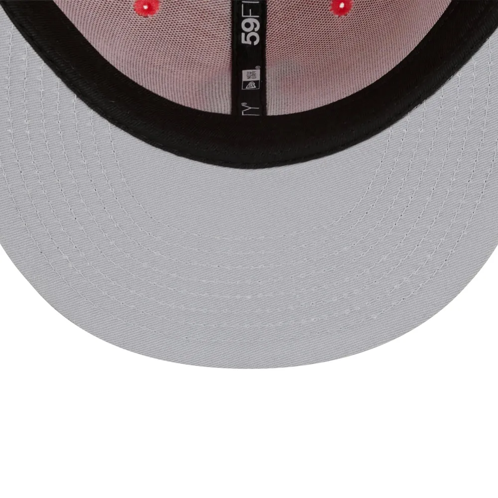 Casquette ajustée 59FIFTY printemps deux tons rouge/lavande Boston Red Sox New Era pour homme