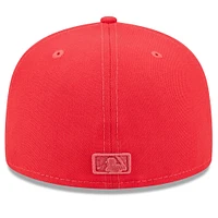 Casquette ajustée 59FIFTY Basic Spring Color des Boston Red Sox 2023 New Era pour homme, rouge