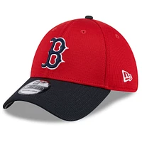 Casquette flexible 39THIRTY d'entraînement au bâton New Era des Red Sox de Boston 2024 pour hommes, rouge