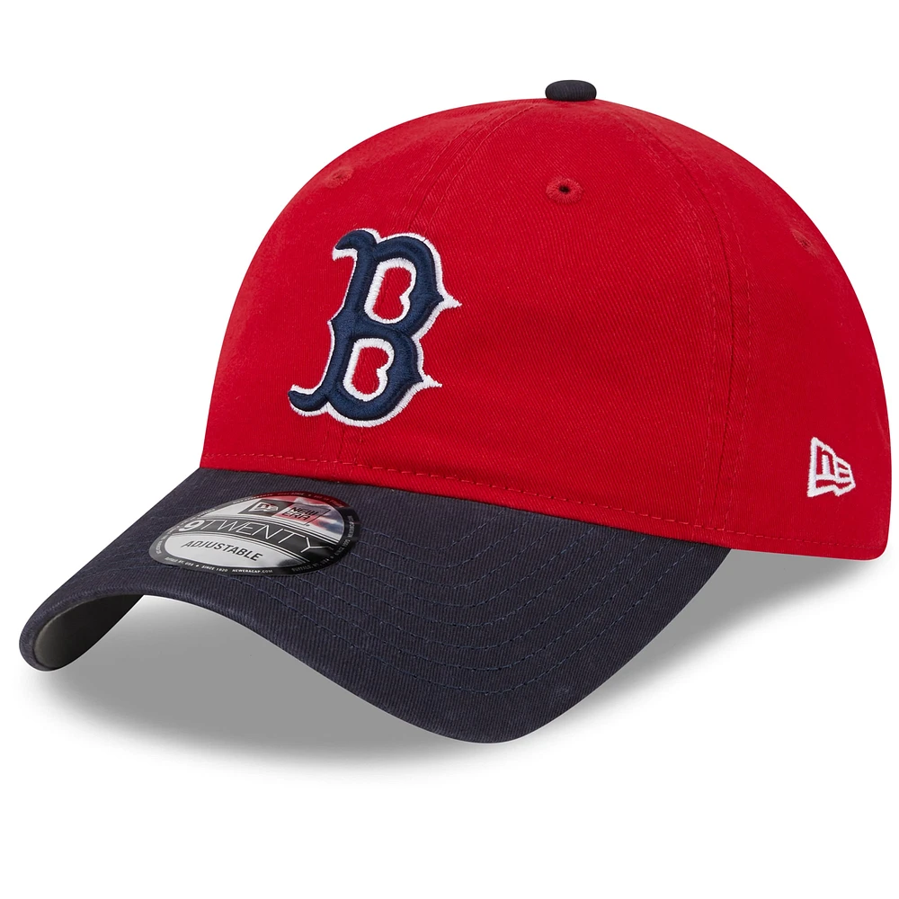 Casquette ajustable 9TWENTY New Era pour hommes, Boston Red Sox 2024 Batting Practice, rouge