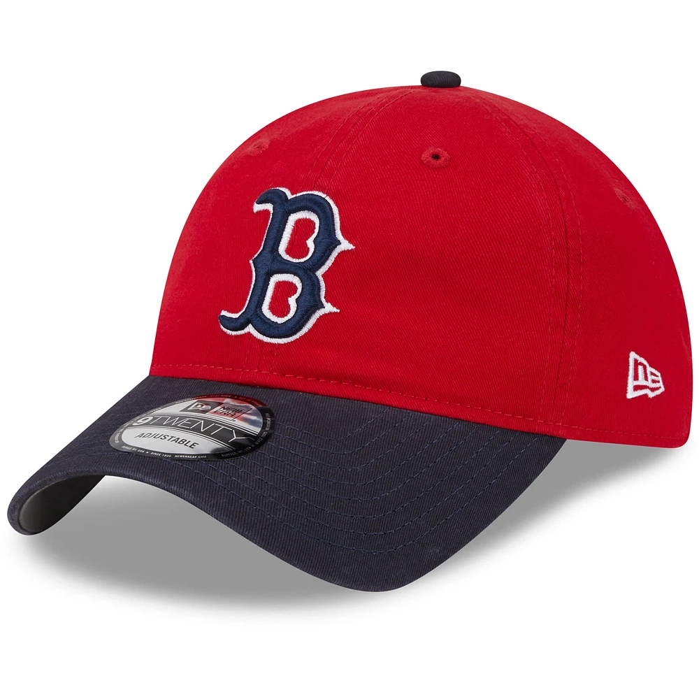 Men's New Era Red Boston Red Sox 2025 Batting Practice 9TWENTY Adjustable Hat