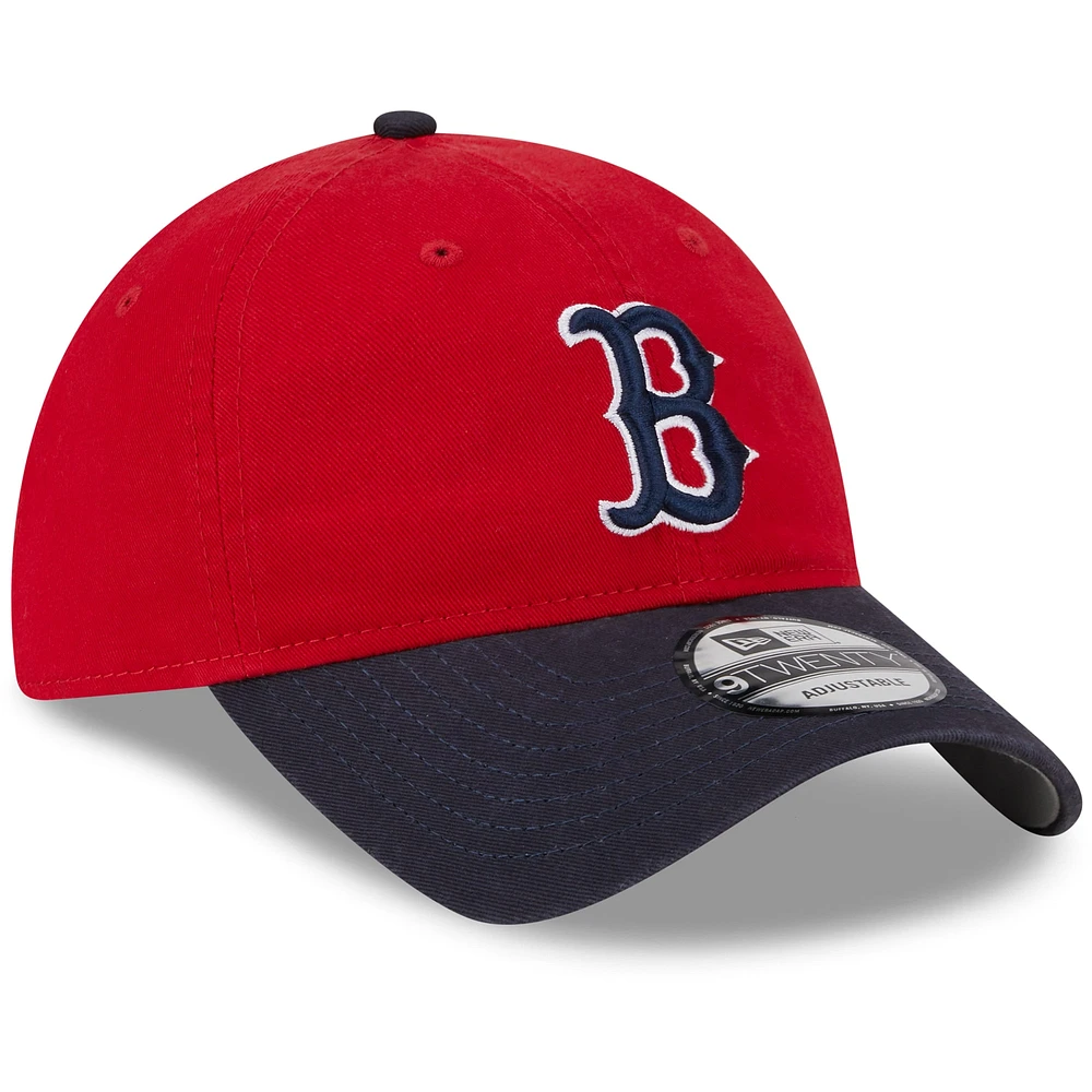 Men's New Era Red Boston Red Sox 2025 Batting Practice 9TWENTY Adjustable Hat